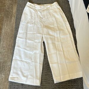 Madewell linen Harlow pant is 100% linen